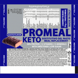 PROMEAL® KETO ( barretta chetogenica e sostitutivo del pasto ) 35g