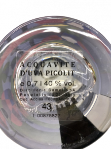 Most Serie Storica Mirò 2022 Acquavite Picolit cl. 70- Bepi Tosolini - Distilleria Camel (UD)