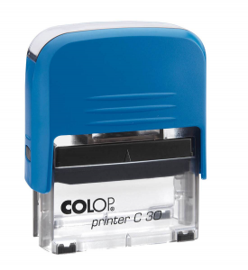 COLOP Printer COMPACT 30 blu base trasp. - Main view - small