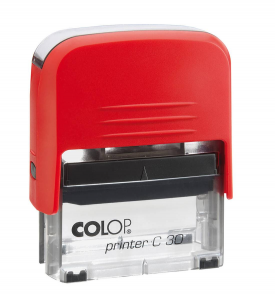 COLOP Printer COMPACT 30 rosso base trasp - Main view - small