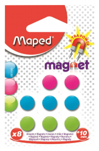 MAPED MAGNETI COLORATI 10mm 8pz blister - View4 - small