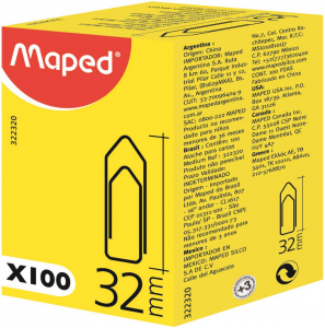 MAPED scatola 100 fermagli 32 MM - View2 - small