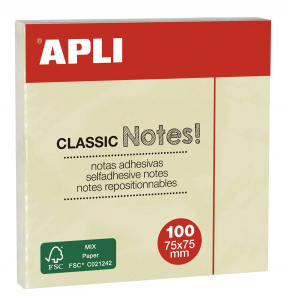 AGIPA Notes adesivi 75X75 colore standard
