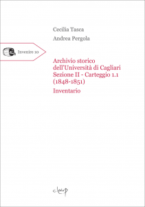 Archivio storico dell'Università di Cagliari Sezione II - Carteggio 1.1 (1848-1851)