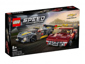 LEGO Speed Champions 76903 - Chevrolet Corvette C8.R e 1968 Chevrolet Corvette