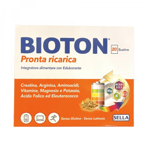 BIOTON PRONTA RICARICA - 20 BUSTINE A BASE DI CREATINA, ARGININA E AMINOACIDI
