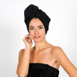 Turbante Easy Personalizzabile - Nero