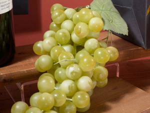 Grappolo di uva bianca decorativa artificiale