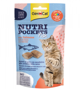 GimCat - Nutri Pockets Fish - Monoproteico - 60gr