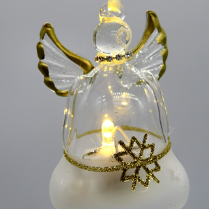 Wald campana vetro soffiato decorazione per la casa oro