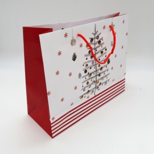 Borsa regali di Natale in cartone 45x33x12