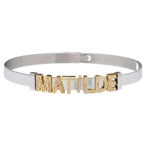 2MUCH Jewels Bracciale Basic - Steel nome Matilde