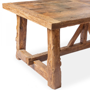  Tavolo in legno di teak recycle balinese finitura naturale #1241ID1750