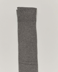 Calzino lungo grigio in cotone
