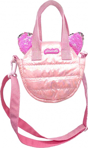 Girabrilla - Borsa Rosa Puffer Modello Kitty Bag