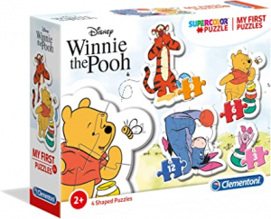 Clementoni - Disney Winnie The Pooh, Puzzle, 3-6-9-12 Pezzi