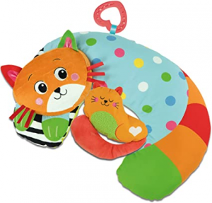 Clementoni - Kitty Cat Pillow-Cuscino per Gattonare e Sviluppo