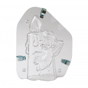 Angel mold with candle