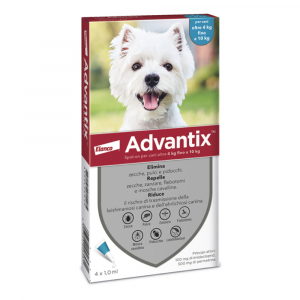 ADVANTIX SPOTON FIALE ANTIPARASSITARIO PER CANI TRA 4KG E 10KG