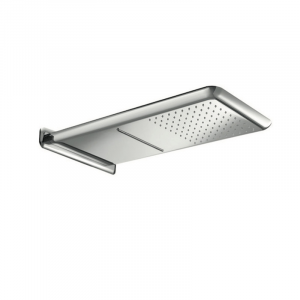 Anti-scale shower head with bevelled body Inox Collection Cristina Rubinetterie