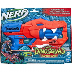 Hasbro - Nerf DinoSquad Blaster lancia-dardi Raptor-Slash