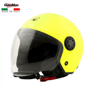 Casco jet con doppia visiera Italian Flag