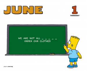 Danilo - Calendario da Scrivania The Simpsons 2023