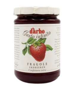 Confettura di fragole DARBO - Confezione in vetro
