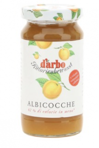 Confettura di albicocche DARBO a ridotto contenuto calorico - Confezione da 220g