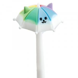 Penna - Ombrello Arcobaleno con Orecchie da Gatto e Faccina
(PEN208)