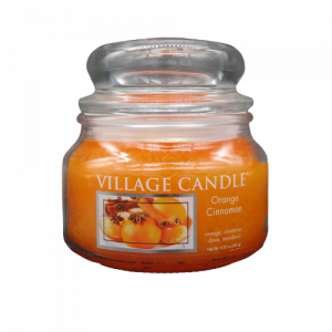 Village Candle candela Orange Cinnamon arance