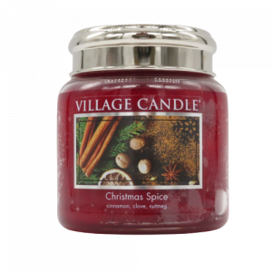 Village Candle candela Christmas Spice 105 ore rossa