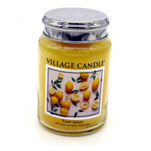 Candela Village Candle Fresh Lemon 170 ore