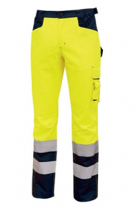 Pantaloni da lavoro invernali Alta Visibilità Gialli U-Power BEACON Yellow Fluo HL156YF