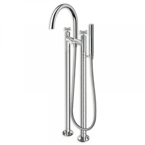 Freestanding double lever mixer for tub with 2 holes Exclusive Cristina 
