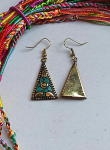 Nepalese drop earrings