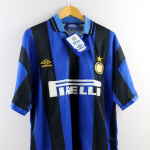 1995-96 Inter Maglia Home Umbro Pirelli L Nuova