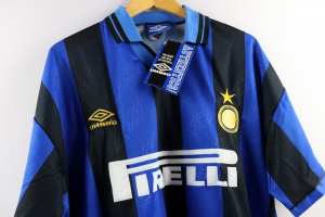 1995-96 Inter Maglia Home Umbro Pirelli L Nuova