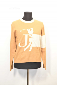 Sweater Man Jackerson Beige 100% Cashmere Size.m