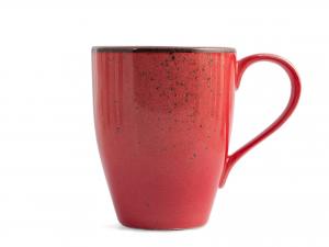 Mug Reactive In Stoneware Colore Rosso Cc300