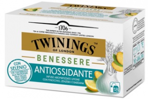 Infuso benessere antiossidante Twinings - confezione da 18 filtri
