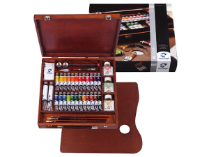 van gogh cassetta legno expert box 26 colori con accessori