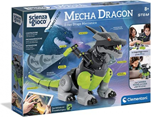 Clementoni - Science & Play-Mecha Dragon Robot - Costrisci Il Tuo Drago Meccanico