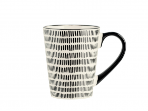 Confezione 6 Mug Vhera In Stoneware Decoro Assortito Cc 350