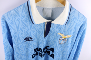 1992-93 Lazio Maglia Match Worn #9 Riedle Umbro XL