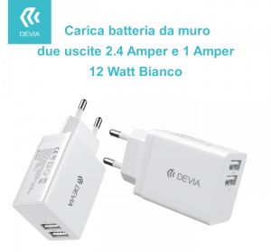 Carica 220V > USB Doppia Uscita 2.4 - 1.0 A
