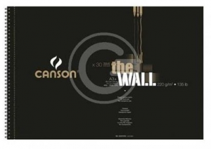 canson the wall blocco A3+ 200gr 30 fogli c/spirale
