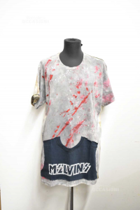 T-shirt Man Size.3xl Melvins Color Marmorizzato