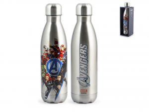 H&h Bottiglia Termica Inox Avengers Lt 0,50