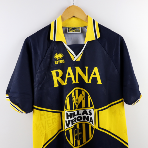 1995-96 Hellas Verona Maglia Home Errea Rana L - Nuova